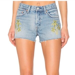 Levi's 501 Palm Embroidered Short | 27